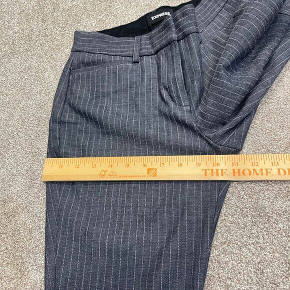 Express womens columnist barley bootcut pants sz 6R pin striped business casual - Picture 6 of 12